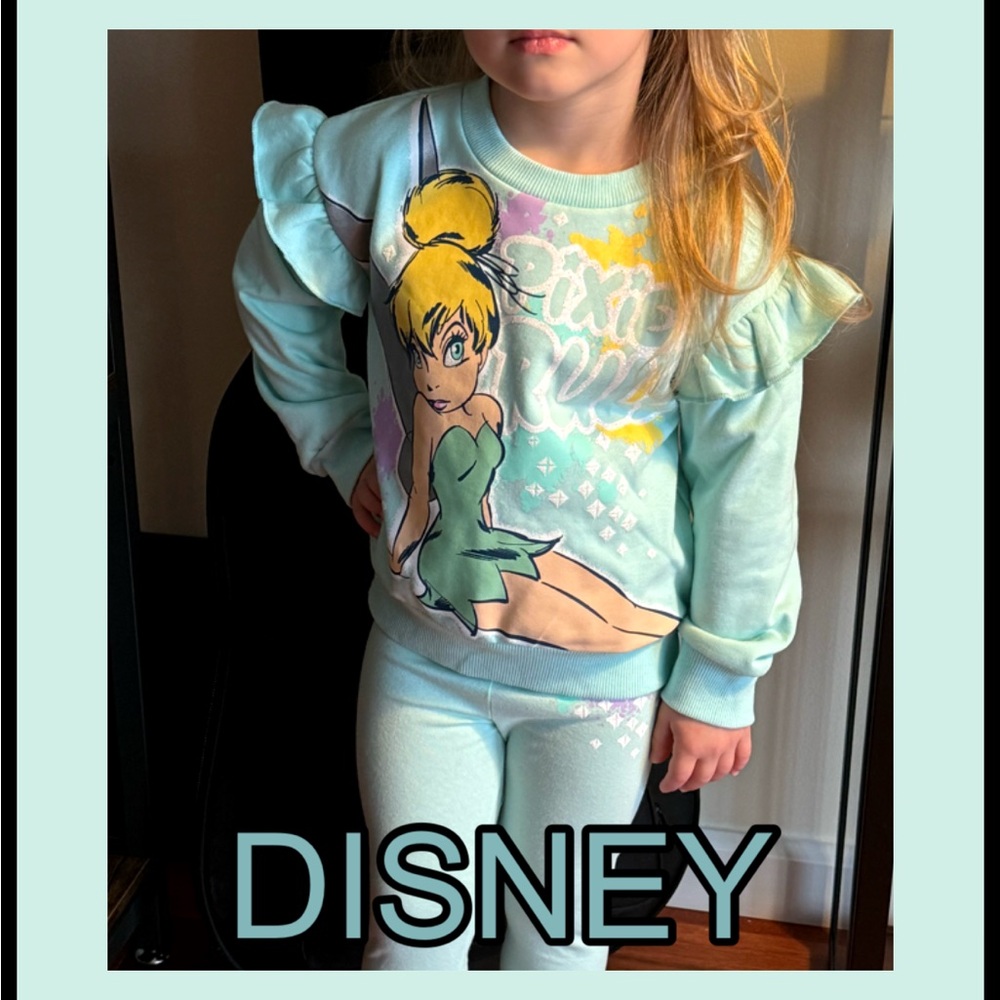 DISNEY TINKER BELL 2Pc WarmUp SIZE 3T